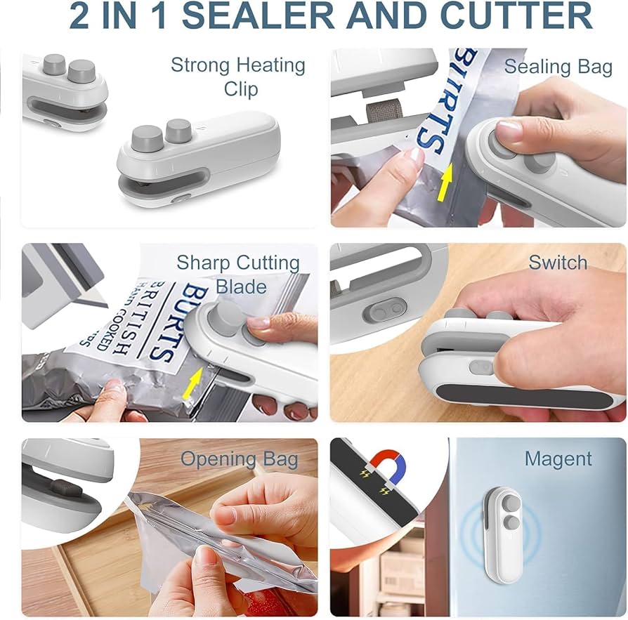 SnackLock™ – Portable Mini Sealing Machine