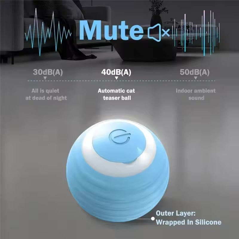 Cat Teasing Automatic Interactive Ball Toy for Kittens & Cats