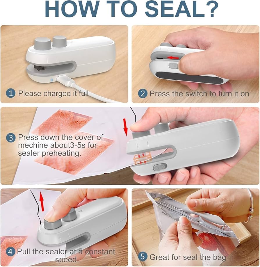 SnackLock™ – Portable Mini Sealing Machine