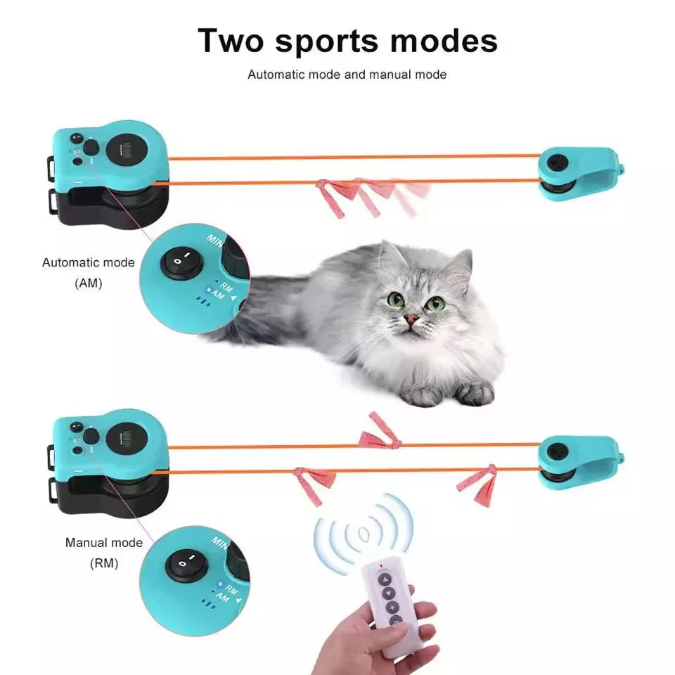 PurrTrack™ Smart Cat Chase Toy – Endless Fun, Exercise & Engagement