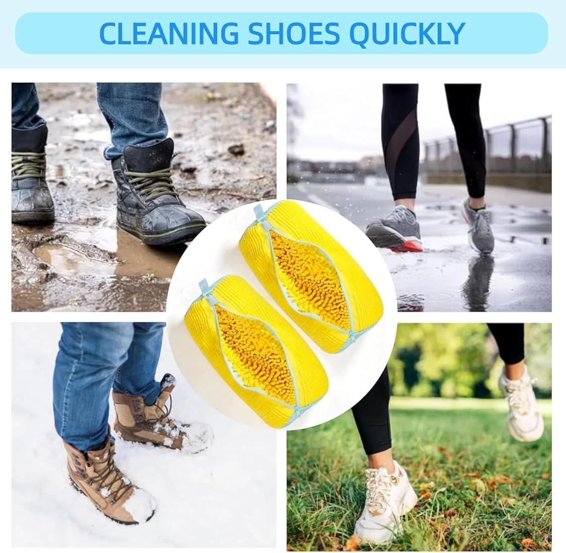 SOLESAFE™️ Shoe Wash Bag – Machine Wash Your Sneakers Like a Pro!