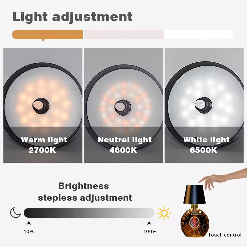 LED Wireless Bottle Lamp – Rechargeable Wine Bottle Light