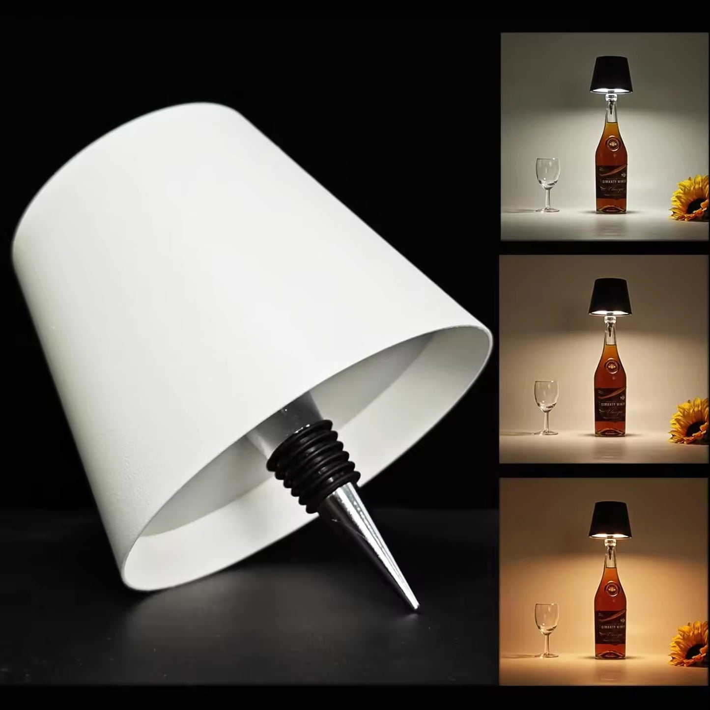 LED Wireless Bottle Lamp – Rechargeable Wine Bottle Light