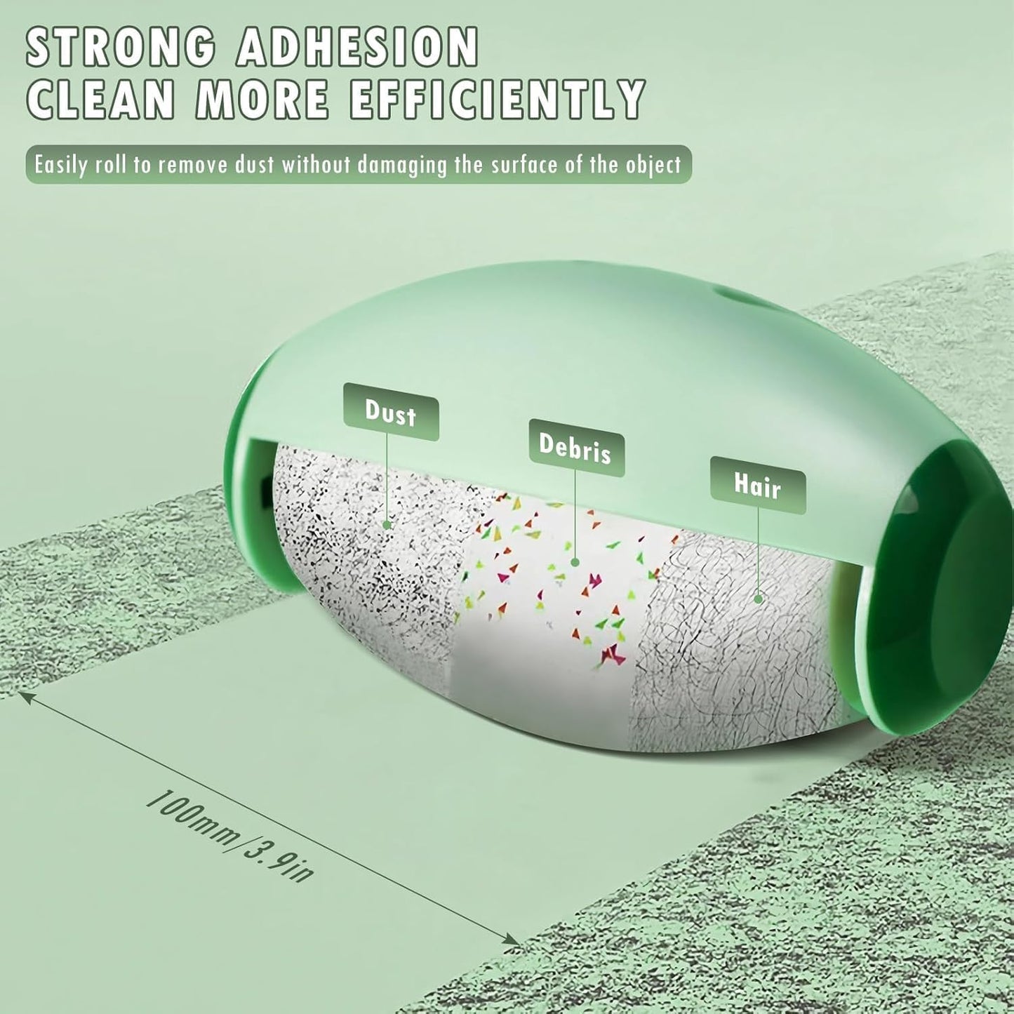Reusable Washable Lint Roller – Strong Adhesive Lint Remover