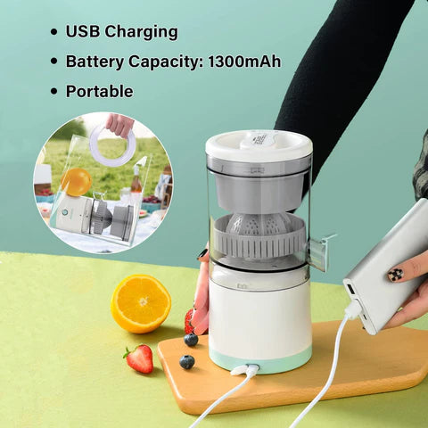 ZestMate™ Portable Electric Juicer – Fresh Juice Anytime, Anywhere