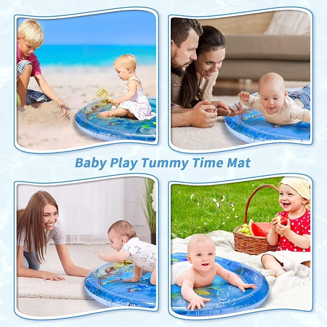 Round water mat for babies