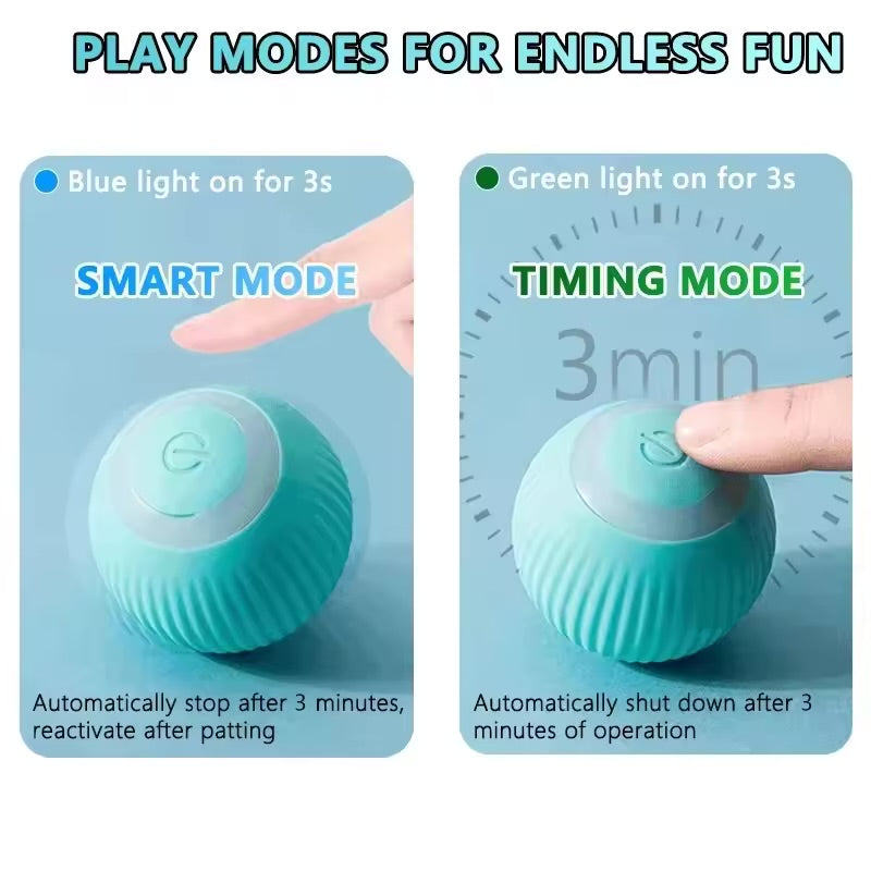 Cat Teasing Automatic Interactive Ball Toy for Kittens & Cats