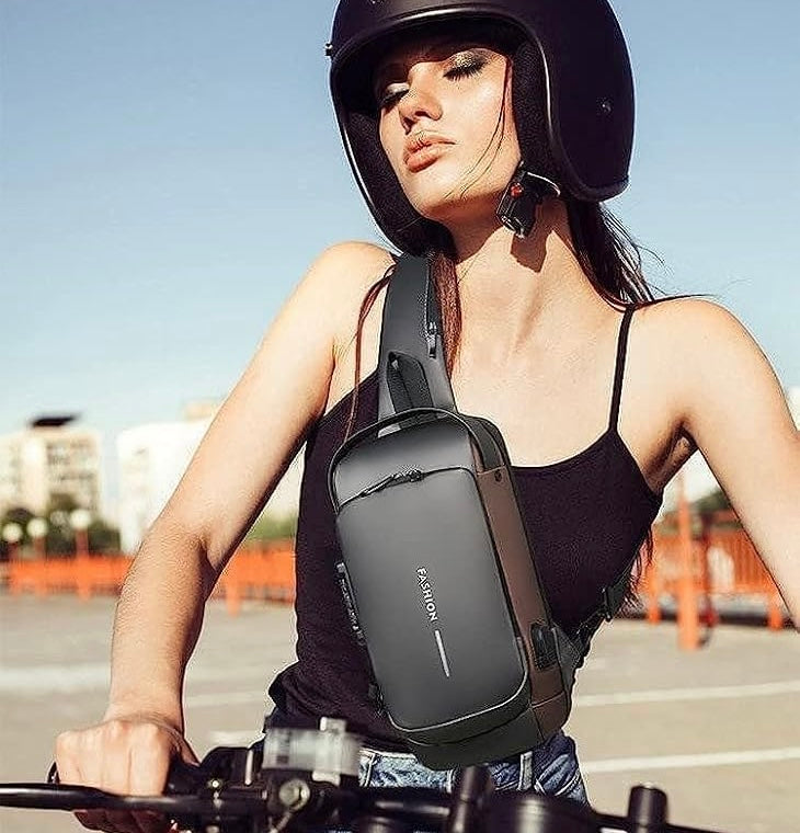 STRAPT™ EdgeGuard Anti-Theft Crossbody Sling Bag