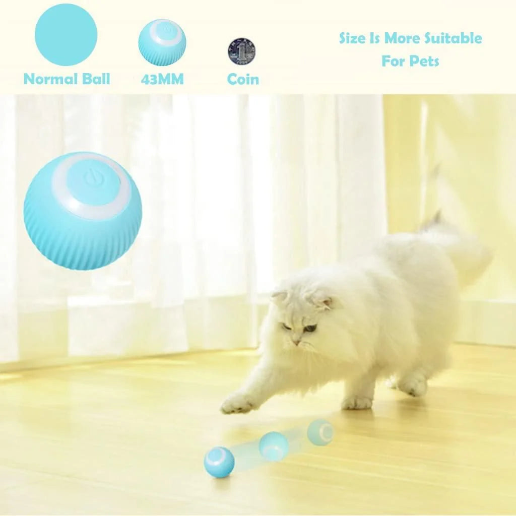 Cat Teasing Automatic Interactive Ball Toy for Kittens & Cats