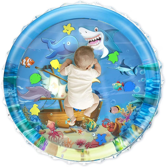 Round water mat for babies