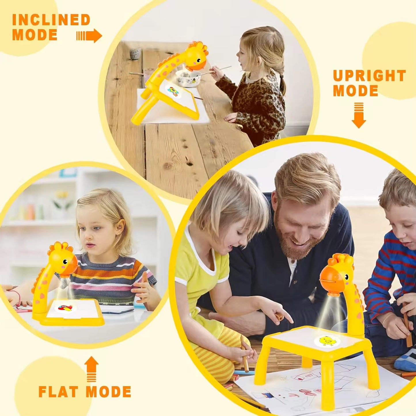 GiraGlow™ Kids Drawing Projection Table