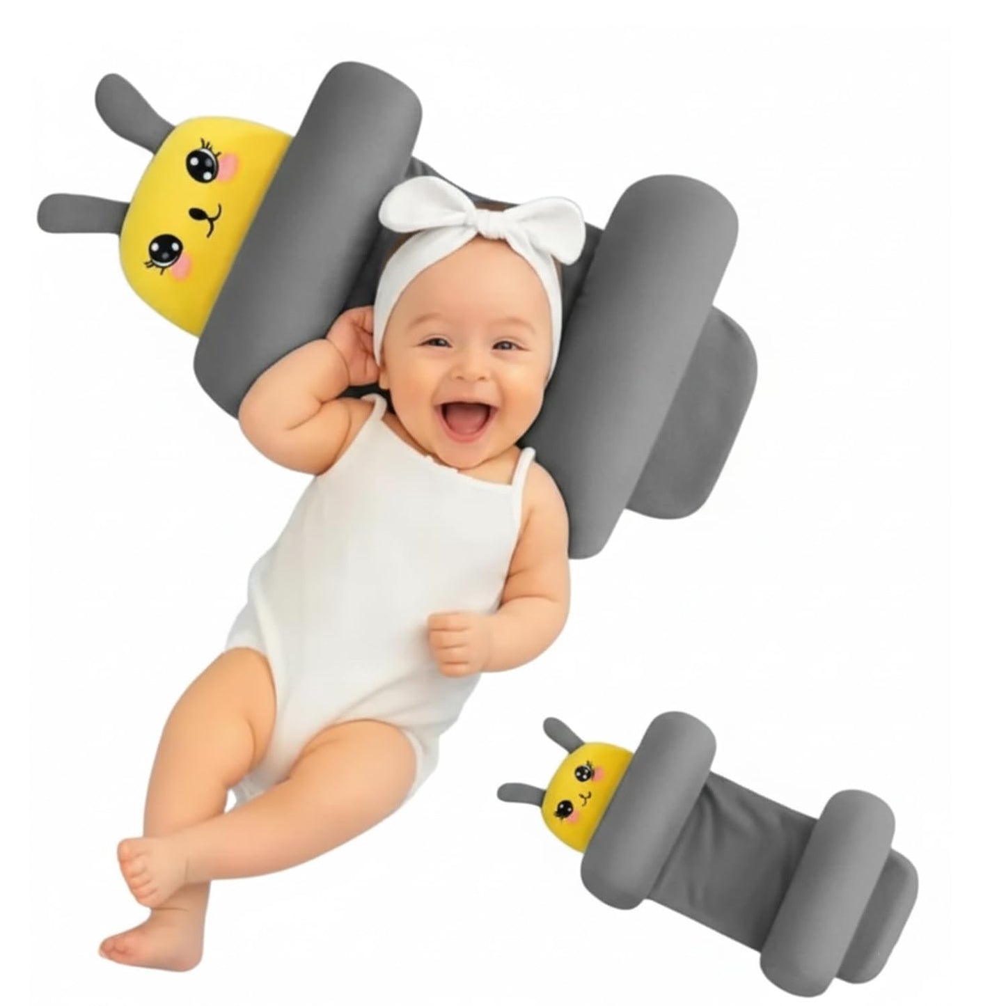 BabyNest™ Sleeping Support Pillow with Side Rollers