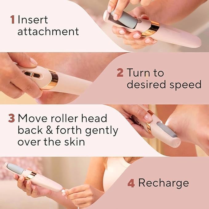 Flawless Pedi™ Electric Foot File & Callus Remover