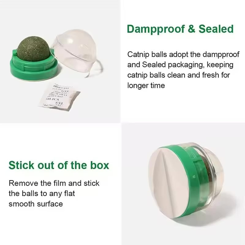 PawJoy™ Catnip Ball Trio – 3x Fun-Filled Toys for Happy Cats (Pack of 3)