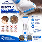 Electric Lice Vacuum Removal Comb