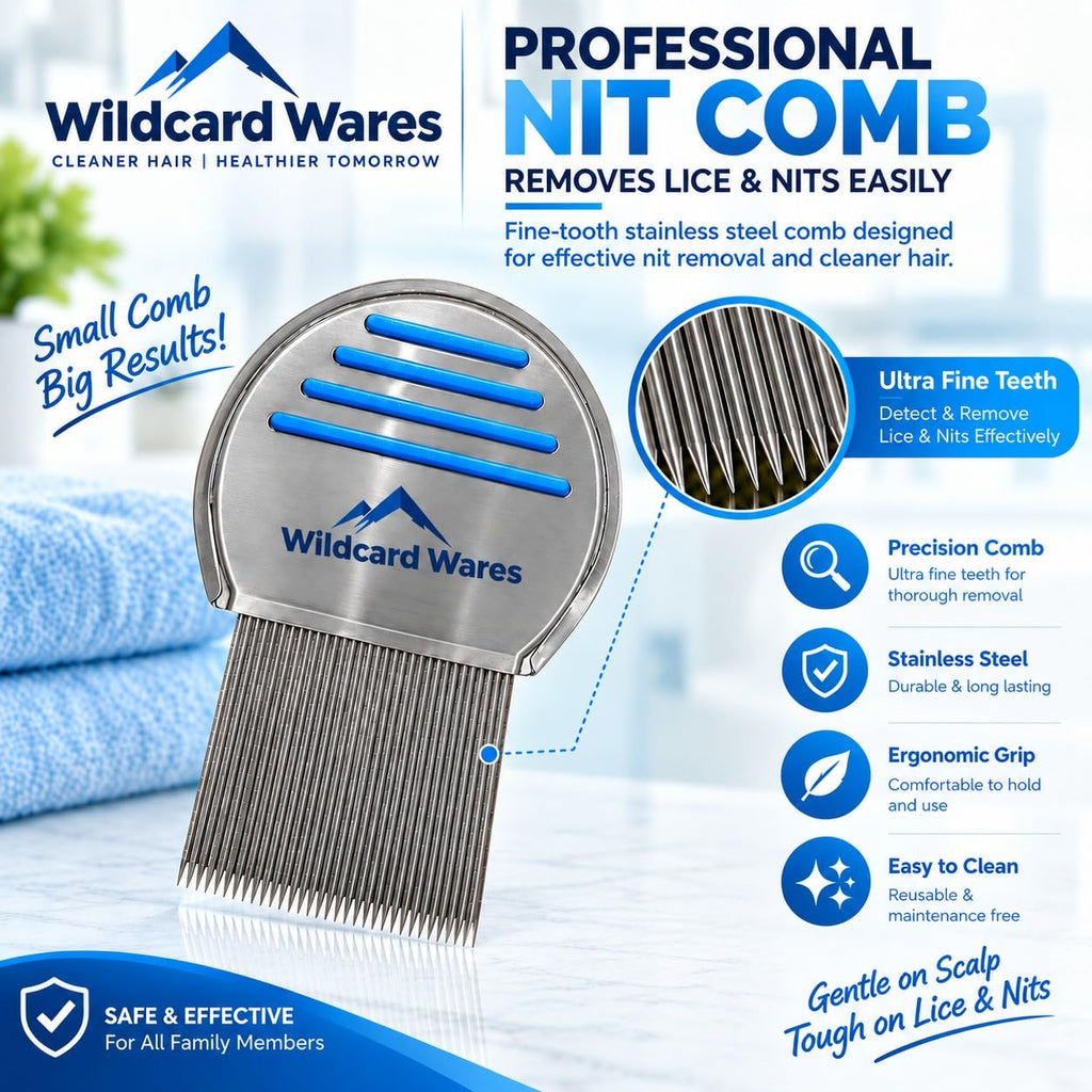 Electric Lice Vacuum Removal Comb