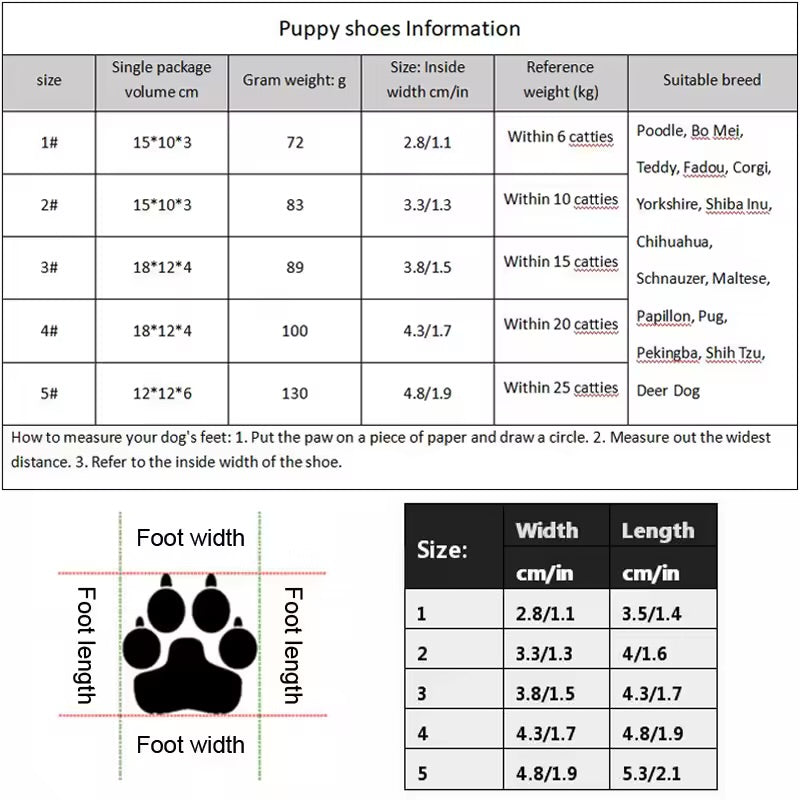 PawGuard™ All-Terrain Anti-Slip Dog Shoes