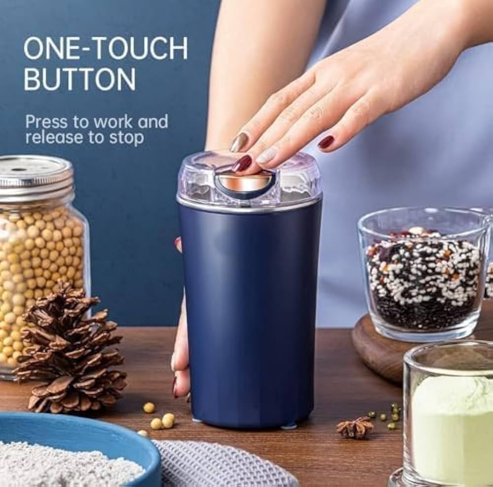 Grindora™️ Mini Electric Coffee and Spices Grinder