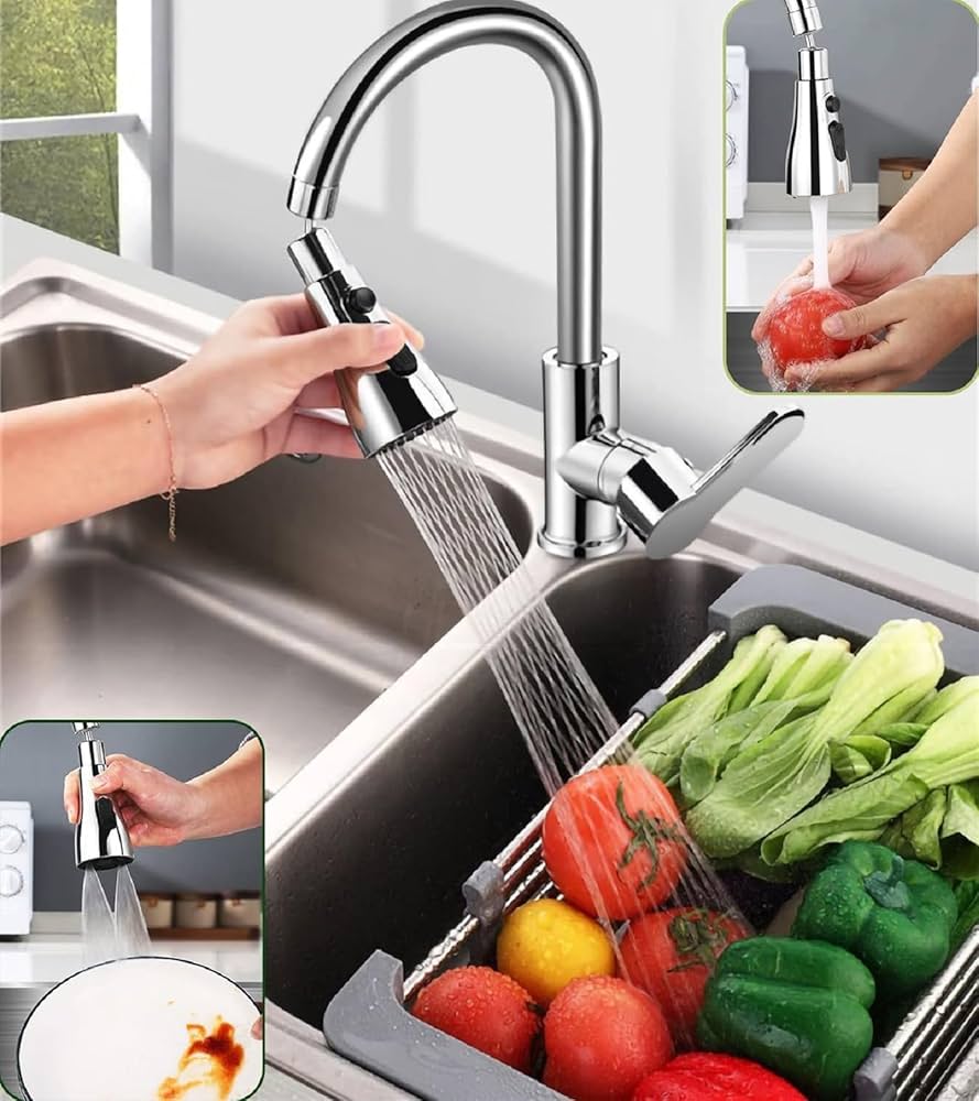 FlexFlow™ 360° Faucet Extender | Universal & Flexible Tap Attachment