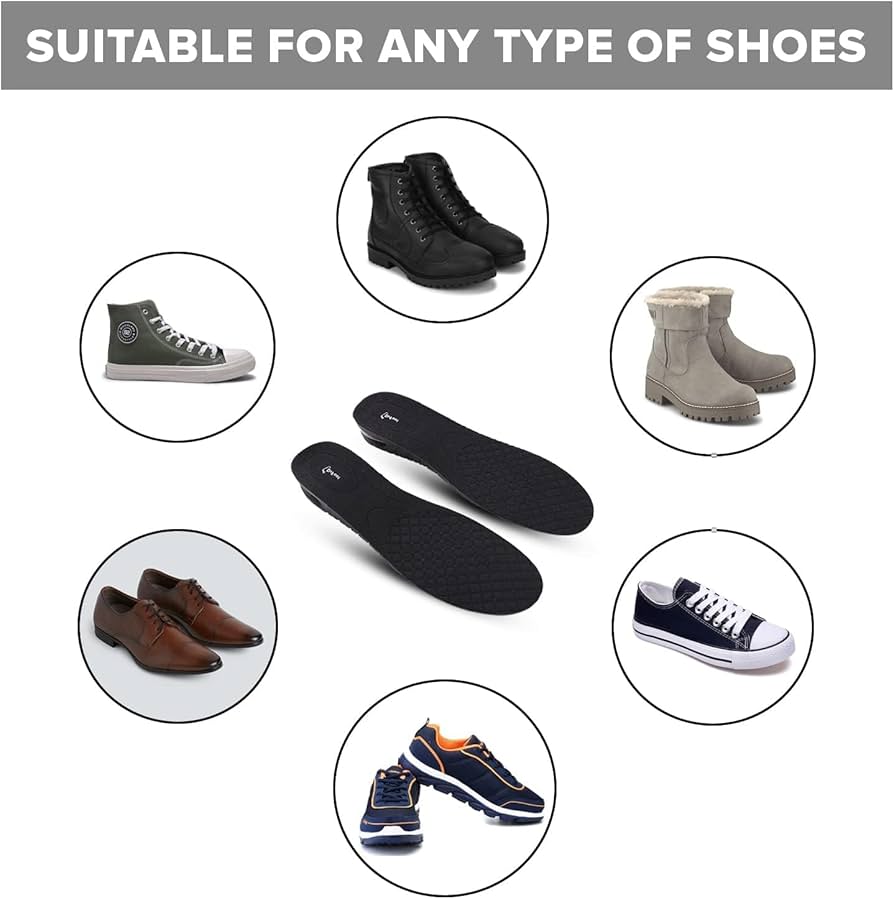 ElevLift™ Adjustable Height Insoles (Up to 9cm Boost)