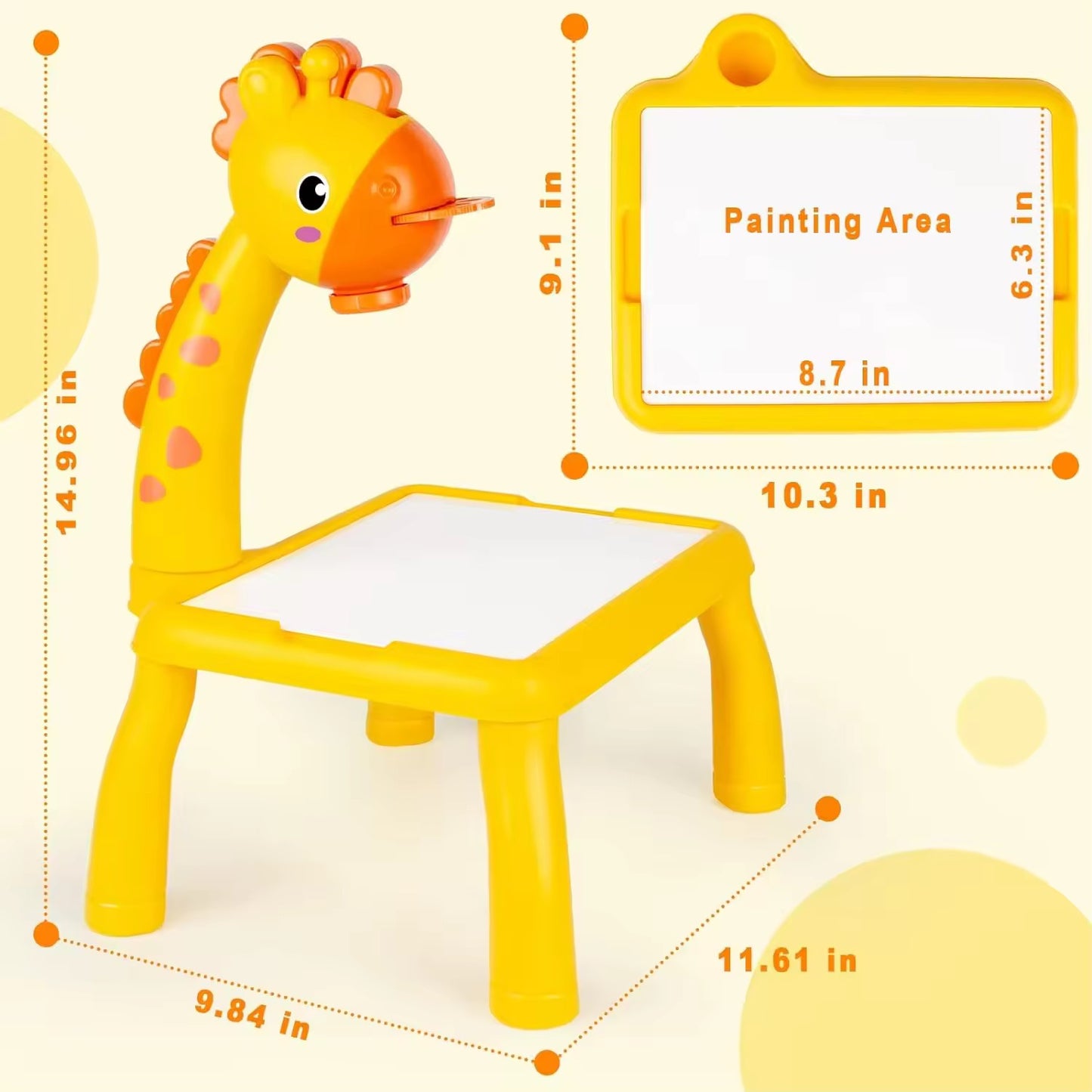 GiraGlow™ Kids Drawing Projection Table