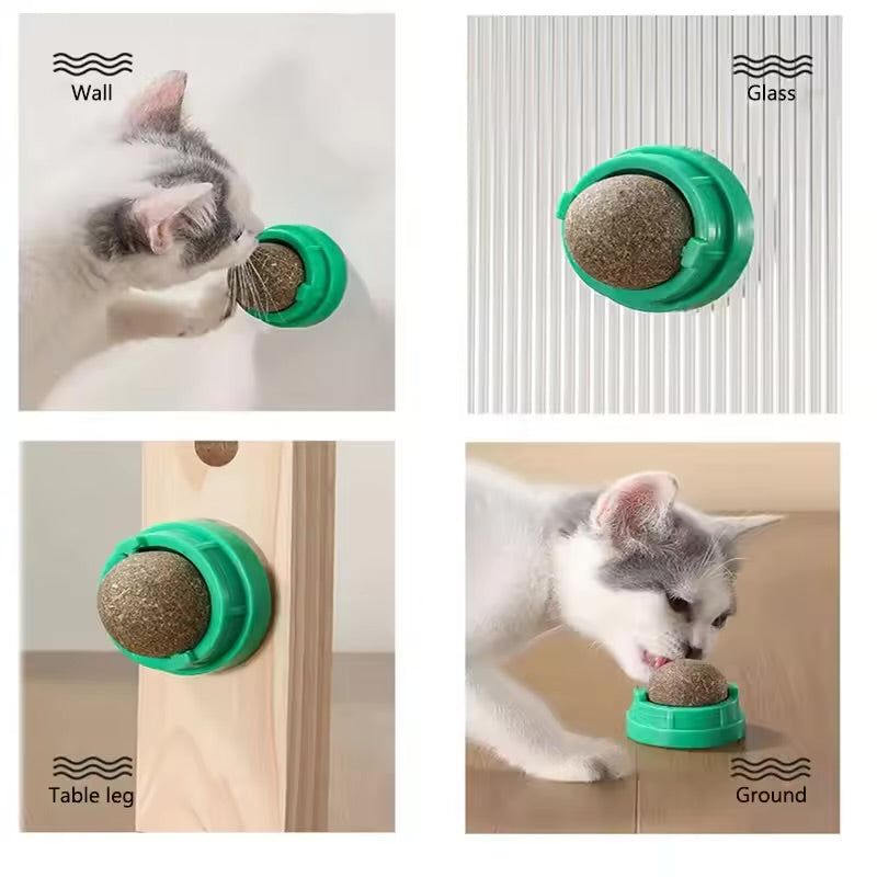 PawJoy™ Catnip Ball Trio – 3x Fun-Filled Toys for Happy Cats (Pack of 3)