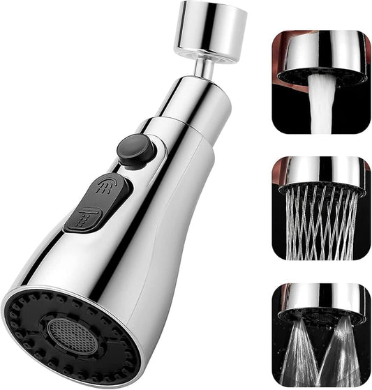 FlexFlow™ 360° Faucet Extender | Universal & Flexible Tap Attachment