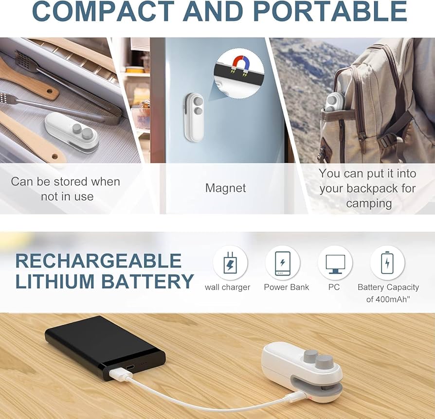 SnackLock™ – Portable Mini Sealing Machine