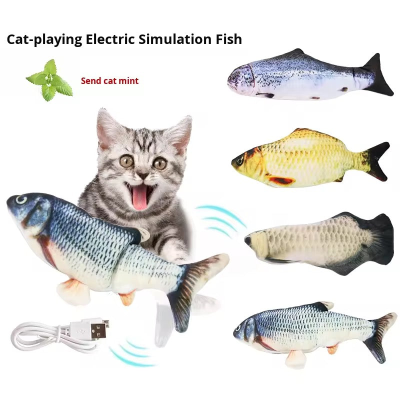CatPlay™ Electric Simulation Fish Toy
